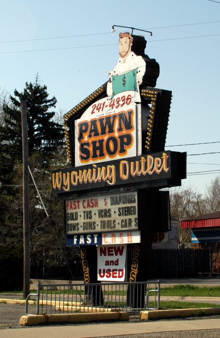 PAWN SHOP AND FORMER BURGER CHEF WYOMING